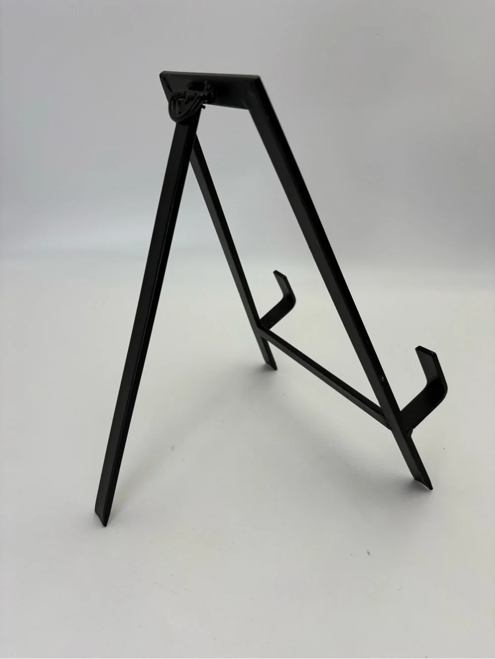Large Black Metal Display Easel Stand - Heavy Duty
